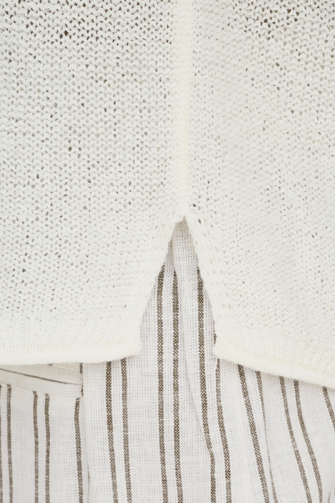 Only onlsunny s/s pullover knt